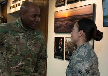 Chief Master Sergeant of the Air Force Kaleth O. Wright visits AFSOC