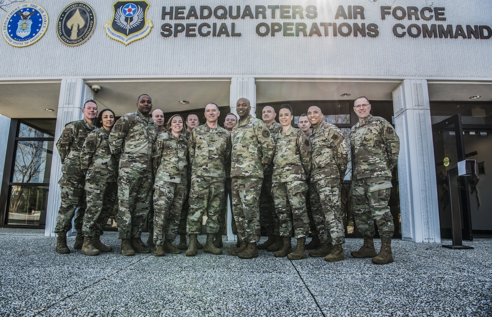 Chief Master Sergeant of the Air Force Kaleth O. Wright visits AFSOC