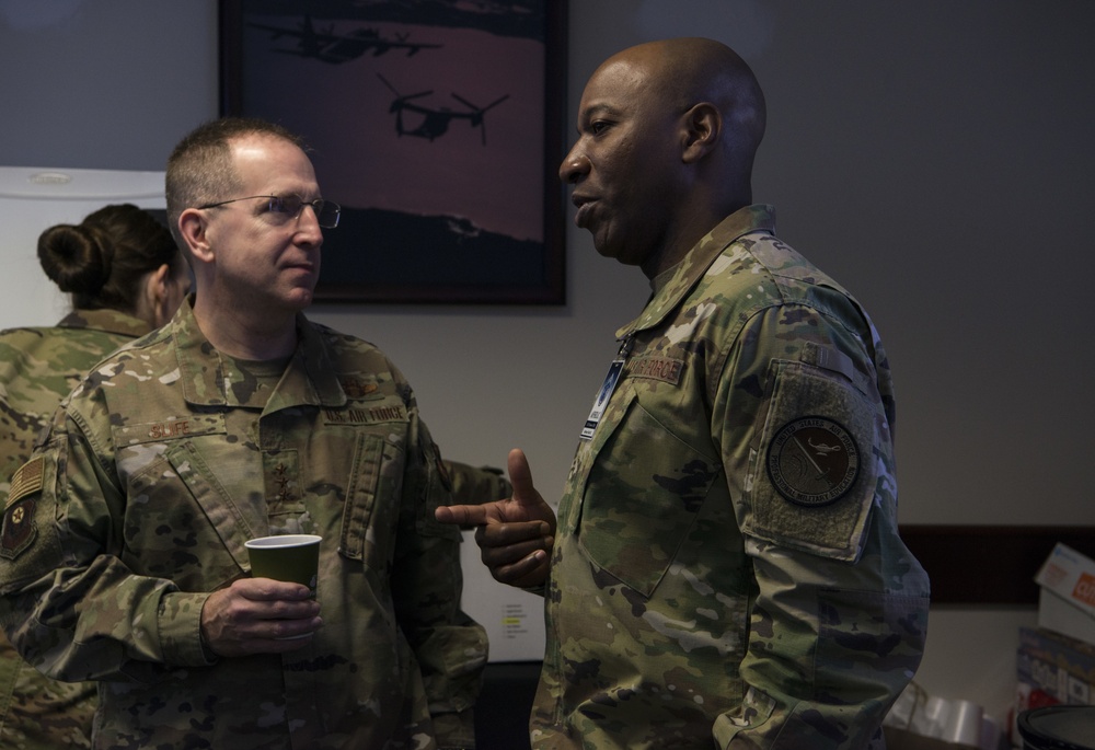 Chief Master Sergeant of the Air Force Kaleth O. Wright visits AFSOC