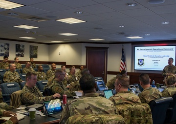 Chief Master Sergeant of the Air Force Kaleth O. Wright visits AFSOC