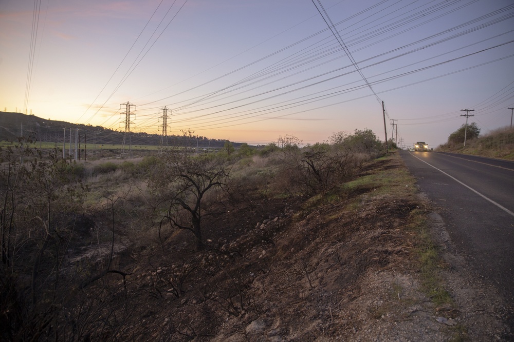 Camp Pendleton fire response