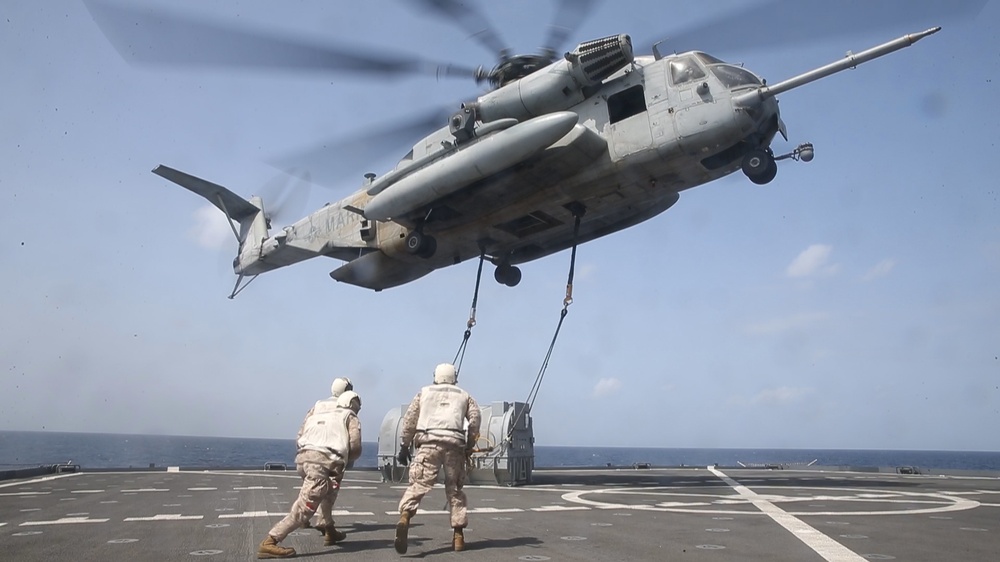 Helicopter Support Team delivers Harrier engine
