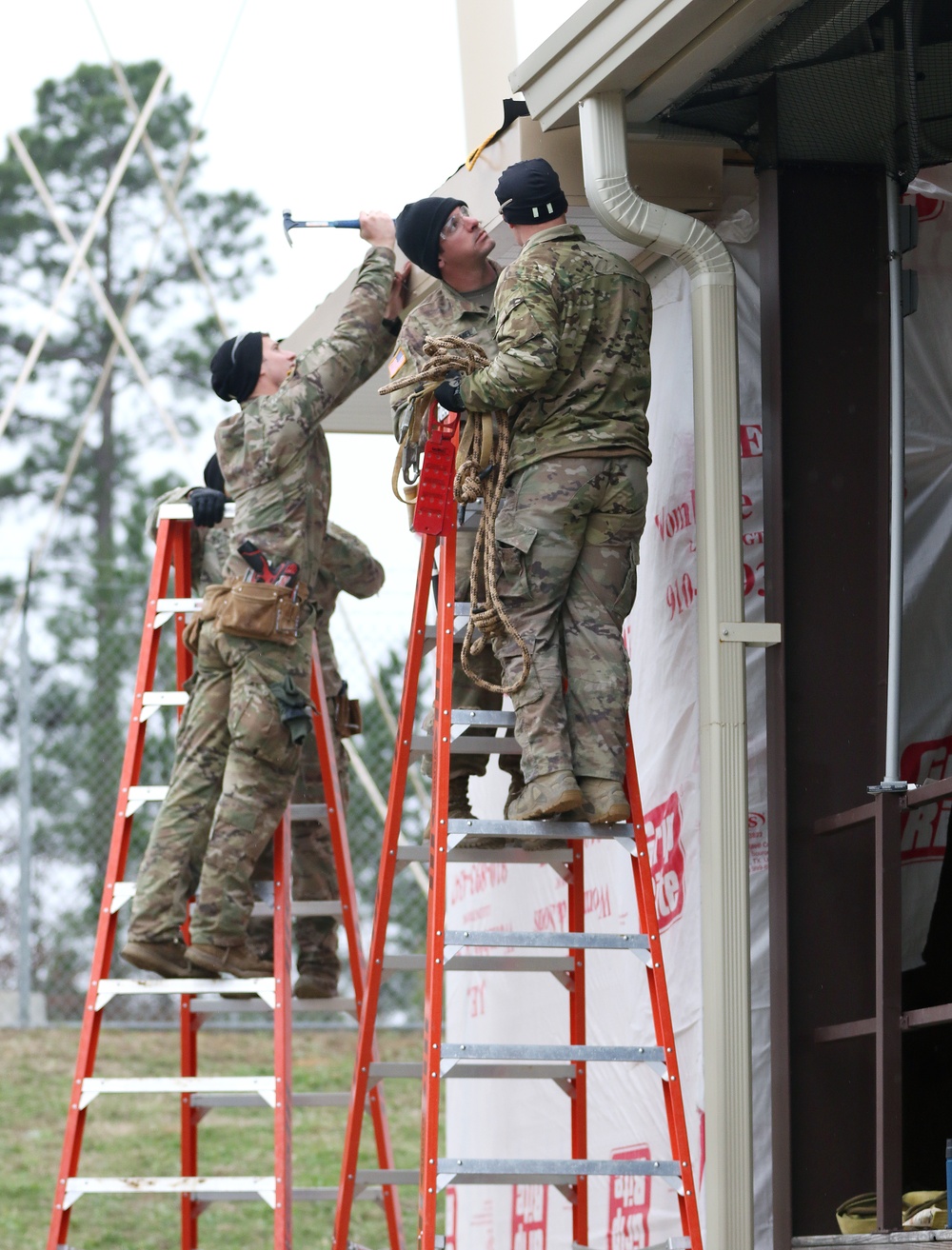 USAJFKSWCS Students Undergo Construction Training