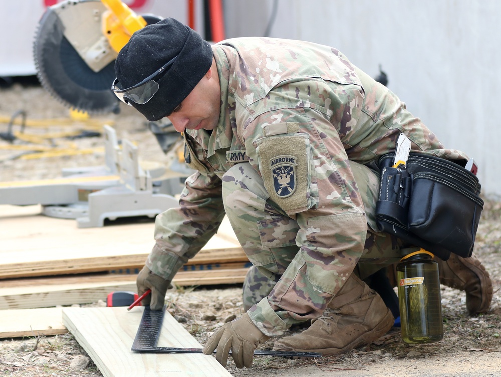 USAJFKSWCS Students Undergo Construction Training