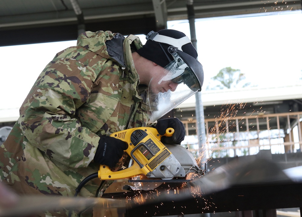 USAJFKSWCS Students Undergo Construction Training