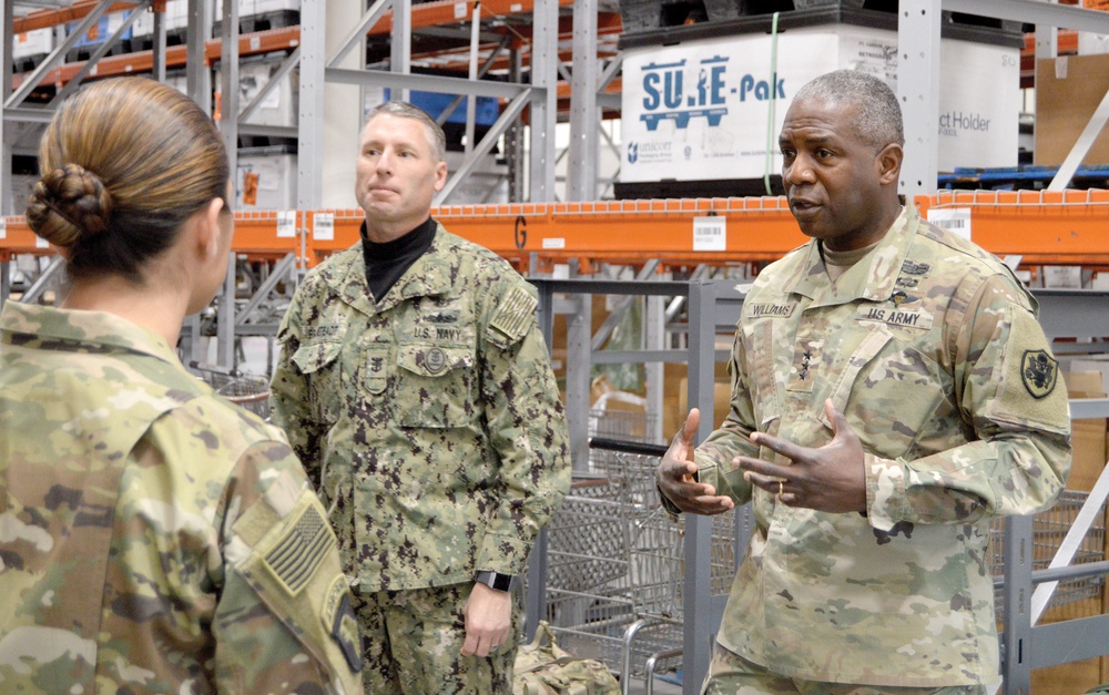 Army logistics leader visits the mountain post