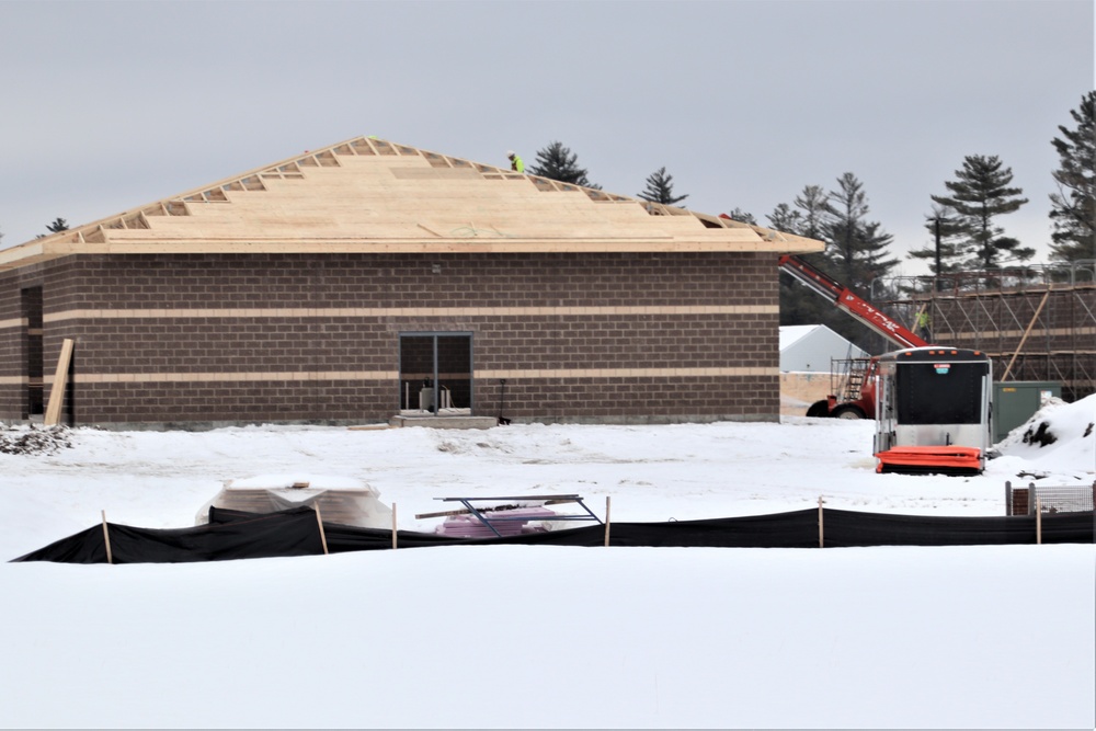 Construction of new simulations buildings continues at Fort McCoy