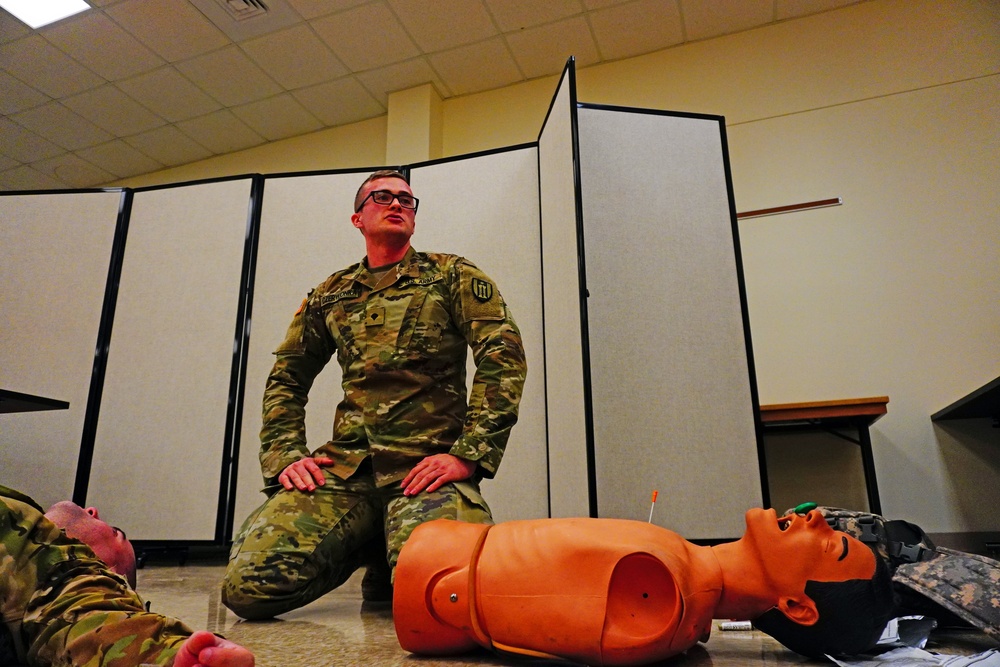 Ordinary Army Reserve Soldiers are trained in combat life-saving skills