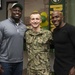 Former NFL Players Meet and Greet with Great Lakes Sailors