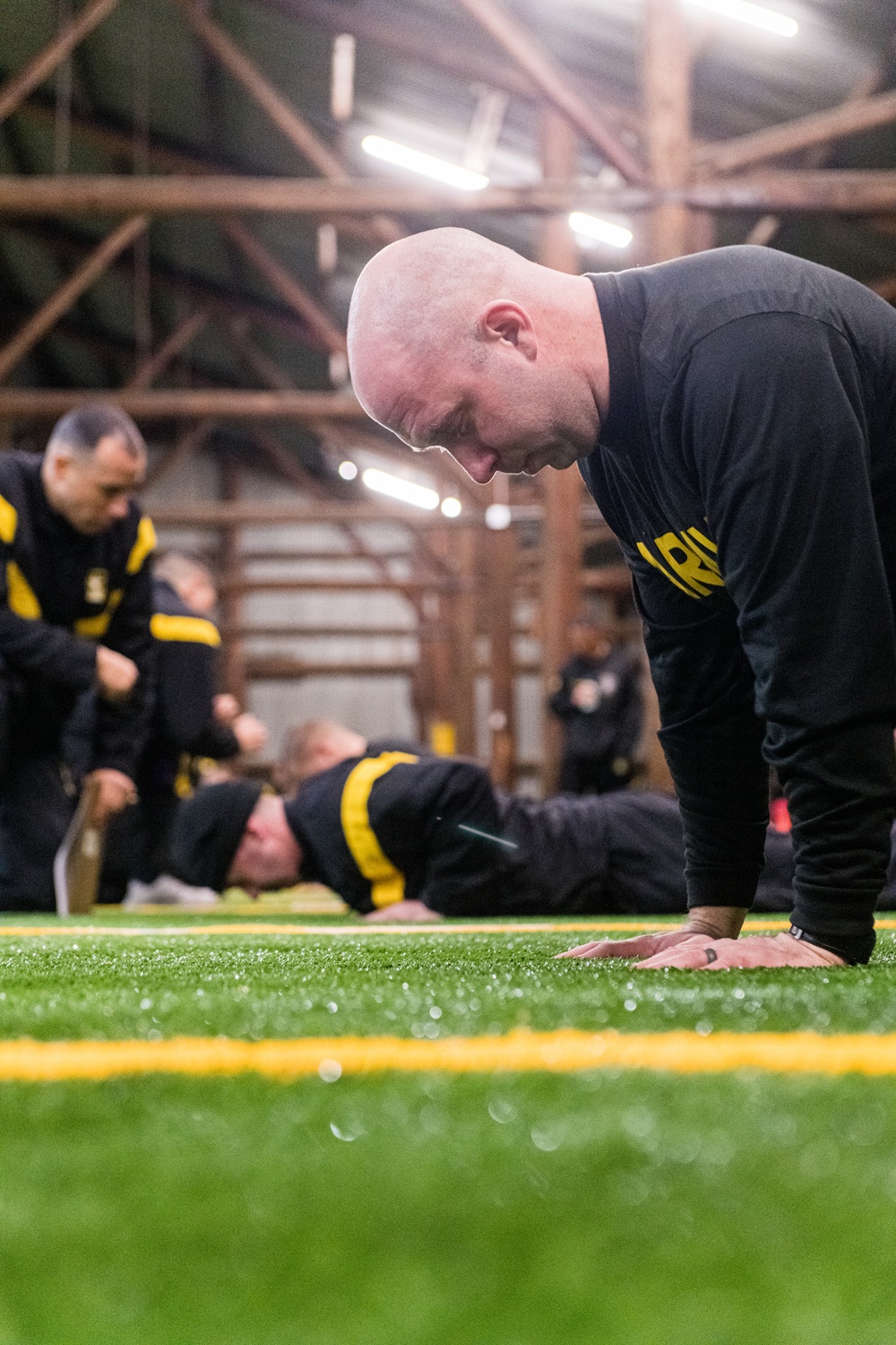 National Guard Soldiers prepare for the ACFT