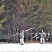 Cold-Weather Operations Course students practice use of Arctic 10-person tent at Fort McCoy