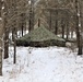 Cold-Weather Operations Course students practice use of Arctic 10-person tent at Fort McCoy