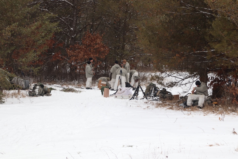 Cold-Weather Operations Course students practice use of Arctic 10-person tent at Fort McCoy