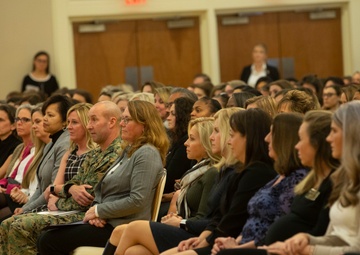 Second Lady, Karen Pence and the spouse of Secretary of Defense, Leah Esper visit MCB Camp Lejeune