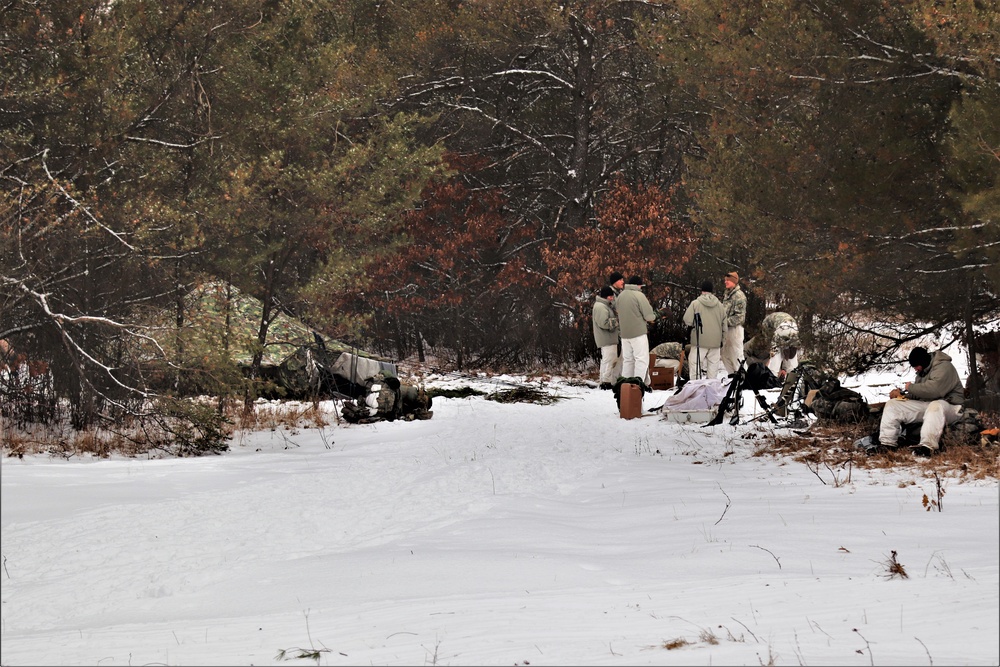 Cold-Weather Operations Course students practice use of Arctic 10-person tent at Fort McCoy