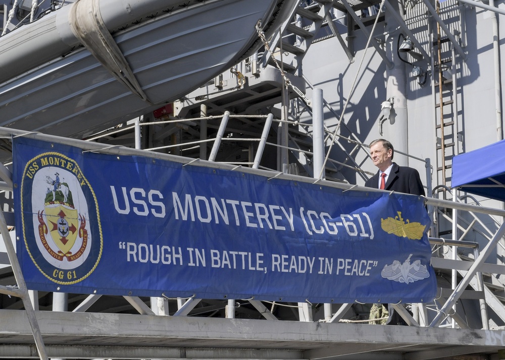 DNS Visits USS Monterey