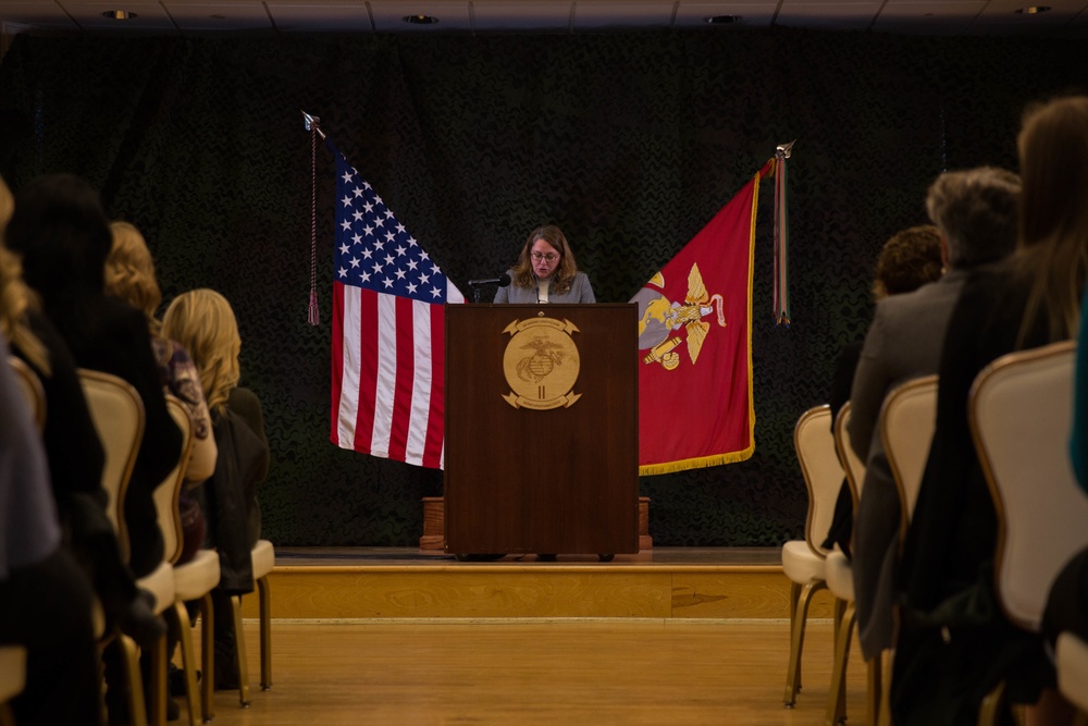 Second Lady of the United States visits Camp Lejeune spouses