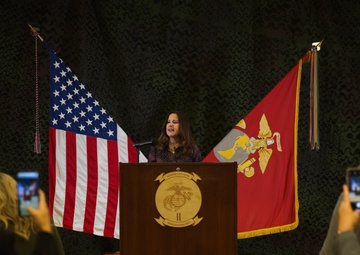Second Lady of the United States visits Camp Lejeune spouses