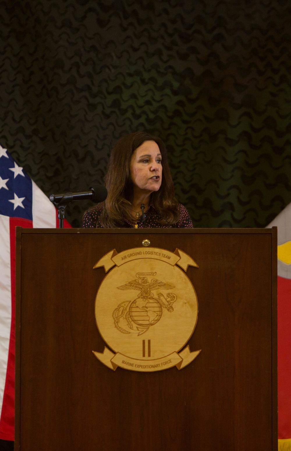 Second Lady of the United States visits Camp Lejeune spouses