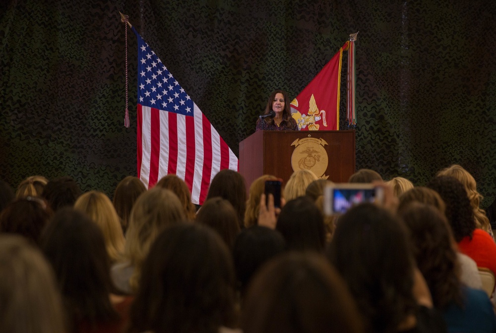 Second Lady of the United States visits Camp Lejeune spouses
