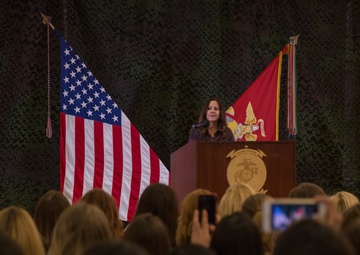 Second Lady of the United States visits Camp Lejeune spouses