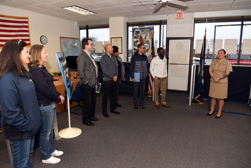 USAA Leaders visit Navy Recruiting District San Antonio