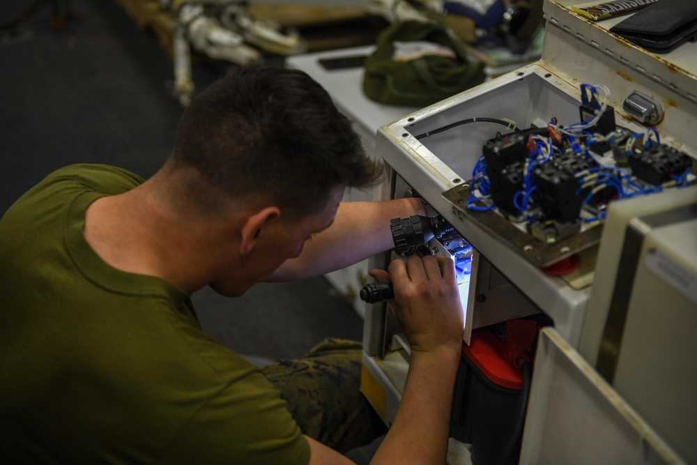 USS Green Bay (LPD 20) Corrision Control Cart Repair