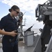 USS Germantown (LSD 42) MK-38 25mm machine gun maintenance