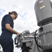 USS Germantown (LSD 42) MK-38 25mm machine gun maintenance