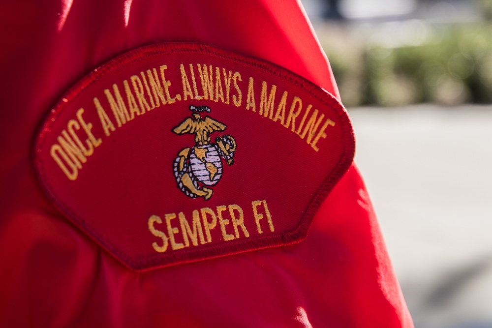 Marines and veterans visit 5th Marine Regiment's Memorial Garden