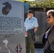 Marines and veterans visit 5th Marine Regiment's Memorial Garden