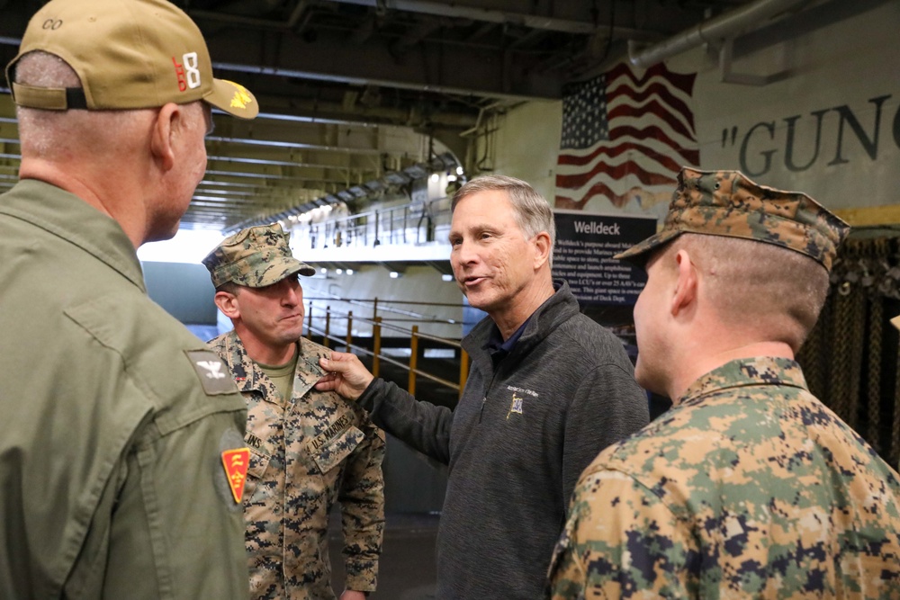 Assistant Secretary of the Navy Visits USS Makin Island