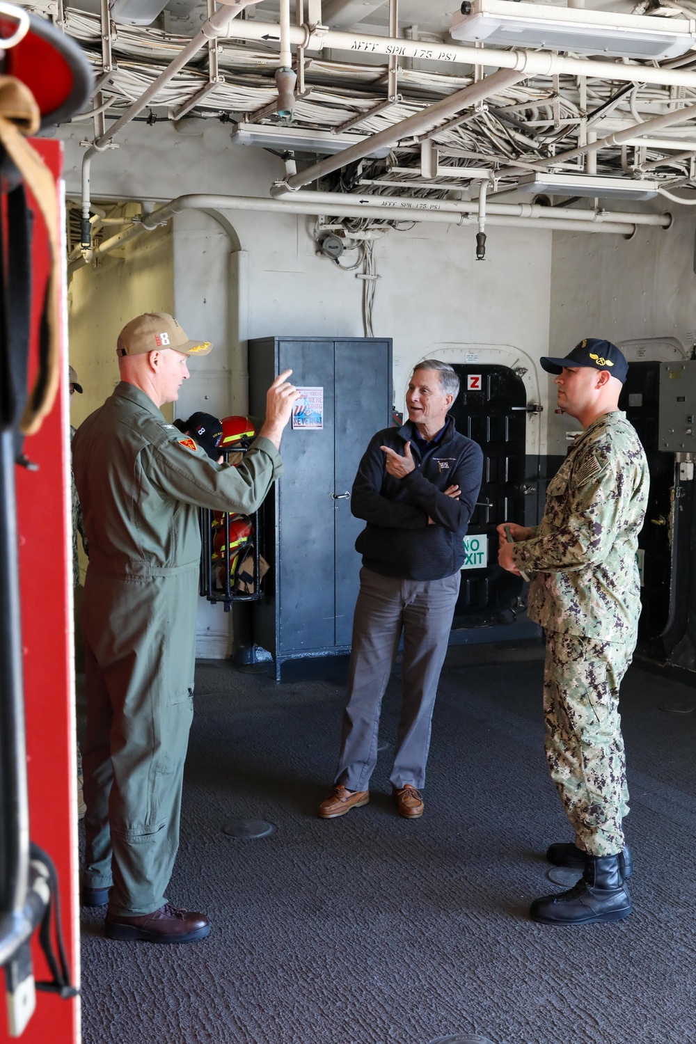 Assistant Secretary of the Navy Tours USS Makin Island