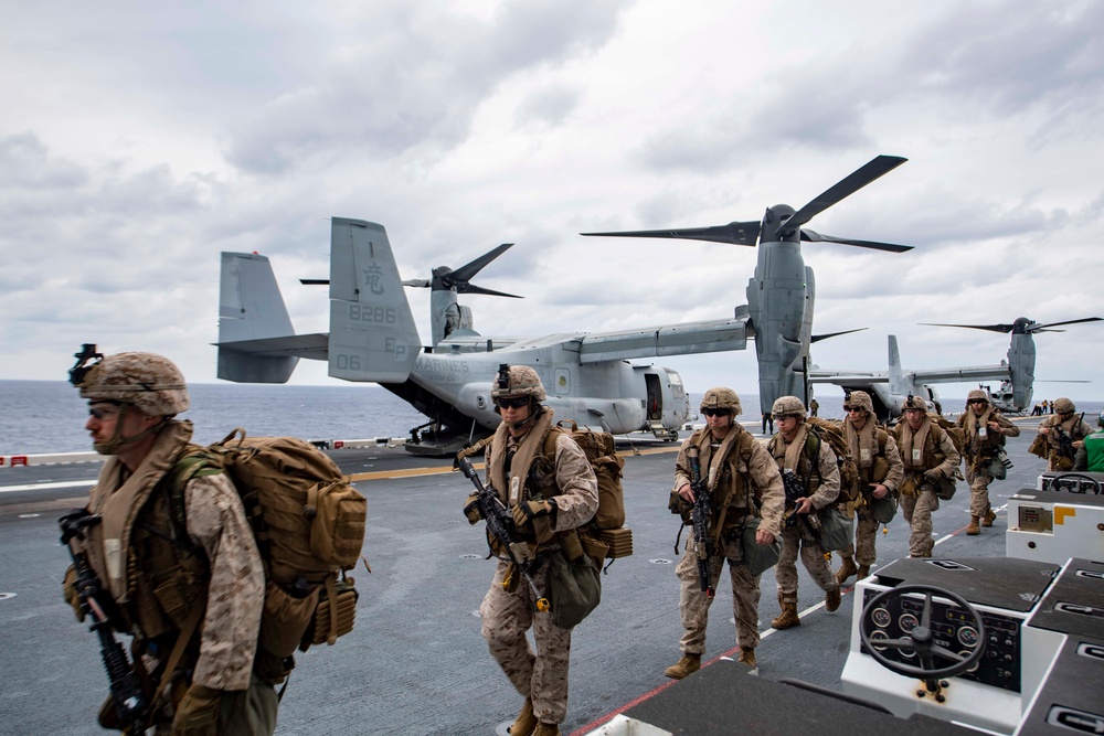 USS America, 31st MEU Conduct Flight Operations