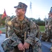 U.S. Marines with 12th Marine Regiment conduct a conditioning hike