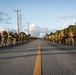 U.S. Marines with 12th Marine Regiment conduct a conditioning hike