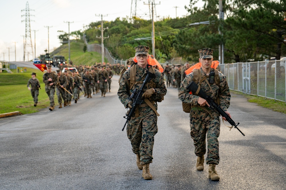 12th Marine Regiment conducts 15 kilometer hike