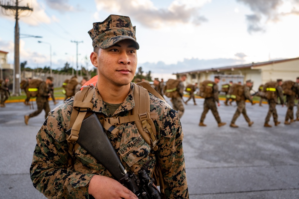 12th Marine Regiment conducts 15 kilometer hike