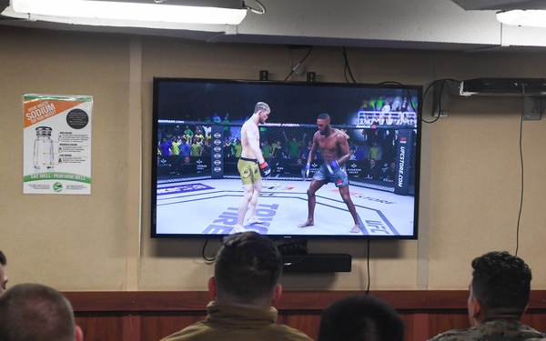 MWR game night on USS Oak Hill