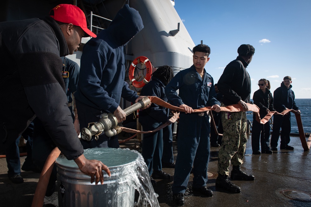 Damage Control Olympics USS Oak Hill