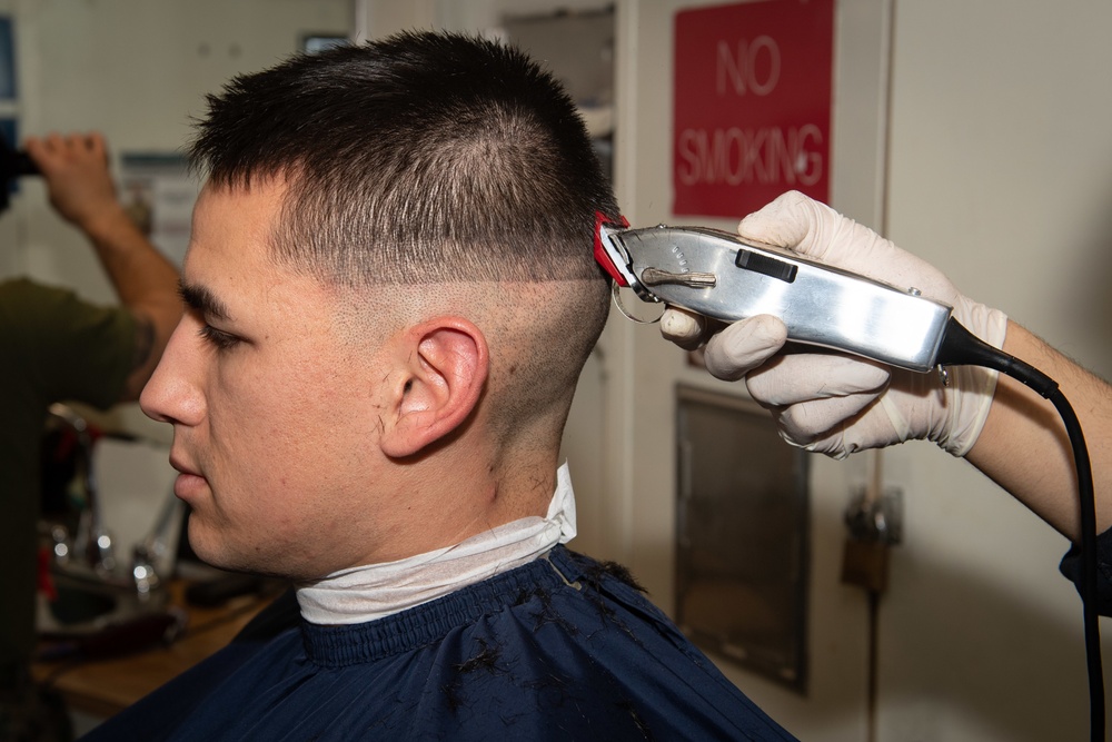 USS Oak Hill Barber shop