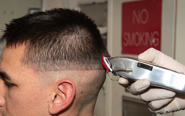USS Oak Hill Barber shop