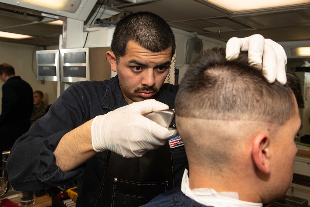 USS Oak Hill Barber shop