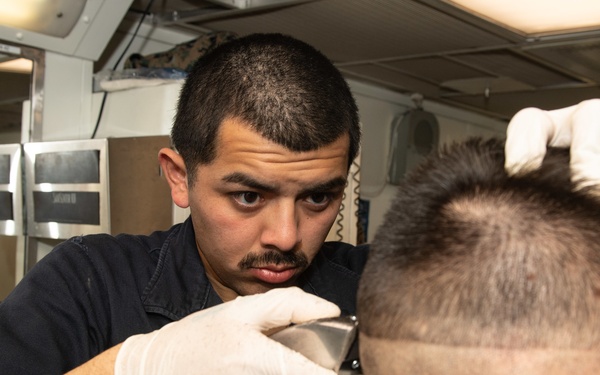 USS Oak Hill Barber shop