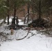 Cold-Weather Operations Course Class 20-02 students conduct field ops, improvised shelter construction