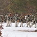 Cold-Weather Operations Course Class 20-02 students conduct field ops, improvised shelter construction
