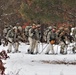 Cold-Weather Operations Course Class 20-02 students conduct field ops, improvised shelter construction