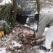 Cold-Weather Operations Course Class 20-02 students conduct field ops, improvised shelter construction