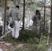 Cold-Weather Operations Course Class 20-02 students conduct field ops, improvised shelter construction