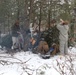 Cold-Weather Operations Course Class 20-02 students conduct field ops, improvised shelter construction